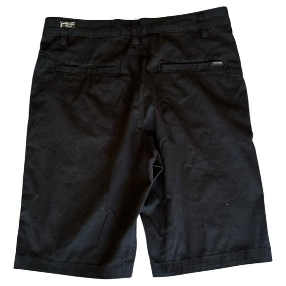 Mens Shorts Size 31 Volcom Black Chino Style - Picture 4 of 6